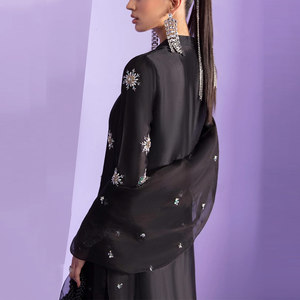 Precio razonable personalizado OEM diseño mujeres vestido de fiesta paquistaní hecho en fábrica mujeres vestido de fiesta paquistaní - Product Image 2