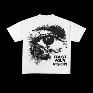 T-shirt pour homme de qualité supérieure, imprimé graphique, col rond, coupe ample, fabricant professionnel - Product Image 6