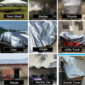 Tamaño personalizable <span class=keywords><strong>tela</strong></span> de polietileno <span class=keywords><strong>impermeable</strong></span> <span class=keywords><strong>para</strong></span> jardín al aire libre gazebo terraza toldo lluvia toldo lona - Product Image 2