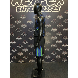 ชุดบาสเก็ตบอลผ้าทวิลล์โพลีเอสเตอร์ 100% แบบสั่งทำพิเศษ พิมพ์ลายตามต้องการ ชุดทีม ระบายอากาศได้ดี มีไซส์พลัส - Product Image 3