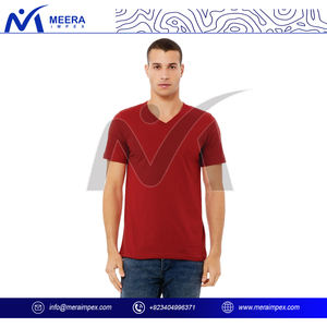 Camiseta informal ultracómoda de alto rendimiento con cuello en V para hombre, tejido de punto de calidad superior para uso diario, ajuste Flexible - Product Image 2