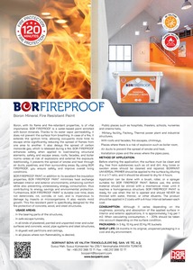 Revêtement d'isolation thermique ignifuge de peinture acrylique résistante à la chaleur à base de bore écologique avancée pour plusieurs surfaces - Product Image 2