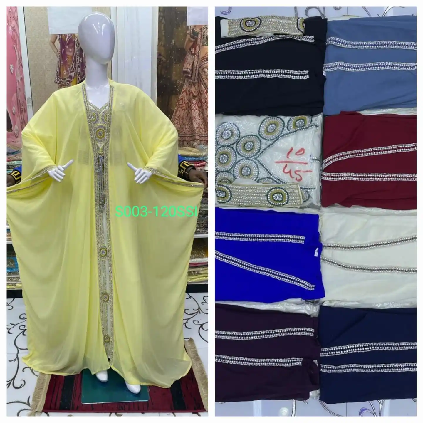 Groothandel Dubai Fabrikant Kaftans Midden-oosten Moslim Kaftans Fashion Designer Abaya En Bescheiden Mode Kaftans