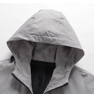 Chaqueta Cortavientos de Poliéster Personalizada de Nuevo Diseño, Transpirable, con Capucha, Ligera, para Hombre, Nueva Moda - Product Image 5