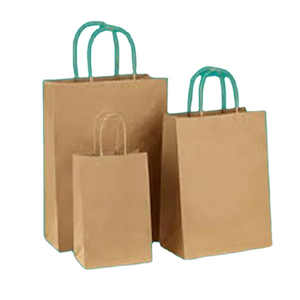 Directo de fábrica, venta al por mayor, calidad superior, impresión personalizada, bolsas de papel Kraft, todos los tamaños, embalaje de alimentos, compras, regalos, logotipo de venta a granel - Product Image 3