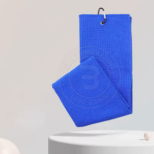 Toalla de Golf Tipo Waffle con Dimensiones Personalizables para Exportación Global, Venta Directa de Fábrica - Product Image 4