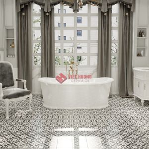 Baldosa de Cemento 200x200 con Patrón Geométrico Marroquí, Creando un Toque Artístico Audaz para Hogares Modernos. - Product Image 3