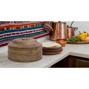 Affordable Designer Stainless Steel and Wooden Material Handmade Food Warmer Casserole Dish Top Seller Standard New Look Hot <b>Pot</b> - Product Image 5