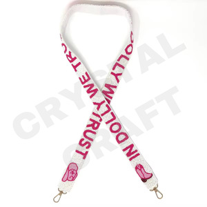 Sangle de sac à main multi-perles étoile personnalisée en or blanc sangles de sac à perles de rocaille sangle perlée personnalisée pour sacs - Product Image 6