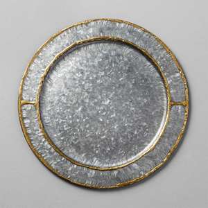 Assiette de chargeur à la mode Assiettes à dîner au design populaire Vaisselle en porcelaine pour les décors de table à manger dans les hôtels restaurants - Product Image 5