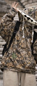 Sudadera con capucha y cremallera para invierno |   Ropa Urbana de Fibra de Bambú 100% de 1.1 kg de Peso Pesado |   Dientes de Tiburón Bordados |   OEM Personalizado - Product Image 4