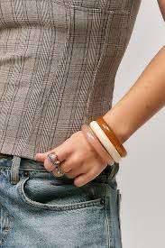 Bracelets et joncs en résine pour femmes, nouvelle collection, bijoux de style ange pour les fêtes et les mariages, haute qualité - Product Image 2