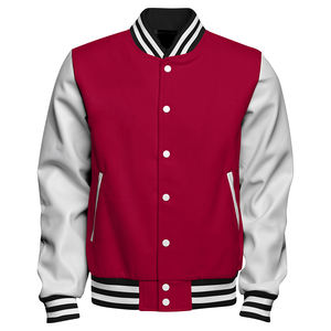 Nouveau personnalisé pour hommes Corps en laine Manches en cuir Vente en gros de haute qualité Letterman Varsity Jacket College Baseball Jacket pour hommes et femmes - Product Image 1