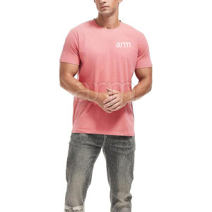 T-shirt uni en coton sur mesure, fabrication OEM, fabricant pakistanais, t-shirt uni durable pour hommes, vente en gros - Product Image 3