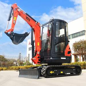 Miniexcavadora de alta calidad de 1,2 y 2 toneladas con envío rápido Bomba y motor hidráulico nuevo y usado-Venta al por mayor - Product Image 2
