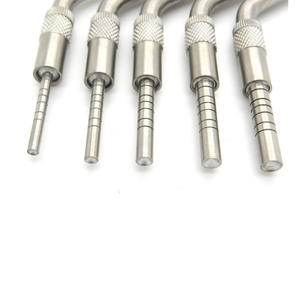 ชุดเครื่องมือผ่าตัดกระดูกแบบโค้งปลายแหลม 5 ชิ้น ทำจากสแตนเลส น้ำหนักเบา ออกแบบตามหลักสรีรศาสตร์ ได้รับการรับรองมาตรฐาน CE - Product Image 5