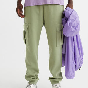 Pantalones deportivos 100% poliéster para hombre, casuales, con cordón ajustable, estilo jogger, suaves y cómodos. - Product Image 2