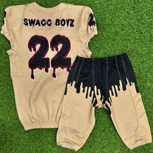 Uniforme de football américain pour jeunes de nouveau style, uniforme de football américain fabriqué au Pakistan - Product Image 3