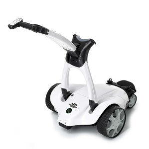 Chariot de golf Stewart Golf-X10 prêt à être expédié, de haute qualité, original, neuf et noir métallisé avec télécommande électrique - Product Image 1