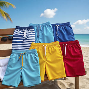 Short de bain pour homme Short de bain à séchage rapide pour la plage Short d'été avec logo personnalisé pour le surf à la piscine-pour la fête ou le sport - Product Image 1