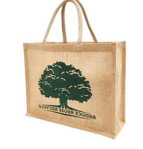 <b>Jute</b> Shopping <b>Bag</b> <b>Large</b> Size Multiuse Handbag Strong Durable Tote Natural Custom Logo Size Carry <b>Bags</b> Prices Manufacture Online - Product Image 5