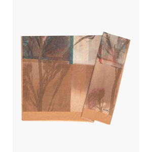 Ensemble de foulards de mode colorés 75x200 en soie et coton Aker - Product Image 2