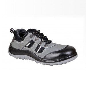Chaussures de sécurité élégantes et flexibles pour hommes, chaussures de sport à embout en acier, chaussures de construction industrielles en daim, chaussures de vente en gros, caoutchouc/EVA - Product Image 3