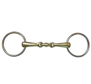 Bocado Ecuestre Profesional de Doble Articulación con Diseño de Anillo Suelto y Boquilla Pulida Lisa para Montar a Caballo - Product Image 5