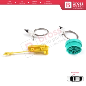 Juego de reparación de elevalunas BWR5567 para puerta delantera derecha de Ducato MK2 230 244 Boxer Jumper Relay 1994-2006 - Product Image 4