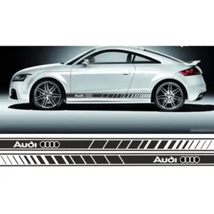 Juego de Pegatinas para Automóviles Audi de Alta Calidad, Diseño de Logotipo de Lujo, Adhesivo Brillante para Capó y Puerta, Estilo Personalizado para la Carrocería del Automóvil - Product Image 3