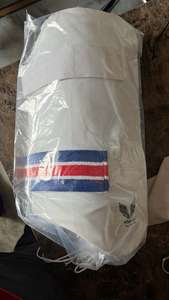 Comfortable Blue Polyester & PU <b>Cricket</b> <b>Thigh</b> <b>Pad</b> with Strap Closure 100 GM for Optimal Performance - Product Image 2