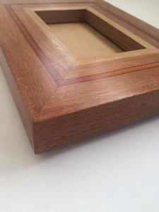 กรอบรูปไม้ที่กำหนดเองสำหรับตกแต่งผนังกรอบรูปไม้แบบเรียบง่ายกรอบรูปสีน้ำตาล - Product Image 4