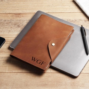 Diario de cuero versátil hecho a mano para el desarrollo de ideas y dibujo de patrón rectangular-regalo de Navidad para compañero de trabajo líder mentor - Product Image 5