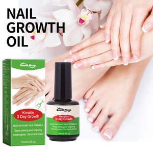 Huile de croissance à la kératine South Moon Herbal pour la réparation des ongles, adoucit, élimine les ongles épais et éclaircit les ongles gris - Product Image 1