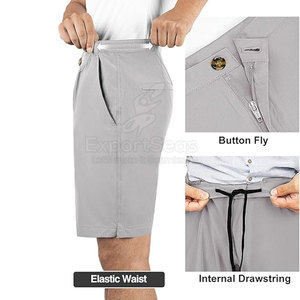 Pantalones cortos de golf de diseño personalizado, pantalones cortos de golf de alta calidad para hombres, ropa deportiva, MOQ bajo, pantalones cortos de golf para hombres - Product Image 4