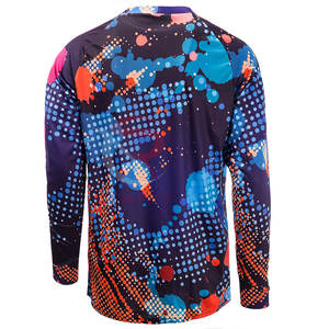 Venta al por mayor por encargo transpirable más tamaño Motocross camisas para los hombres con logotipo personalizado diseño único % poliéster - Product Image 2