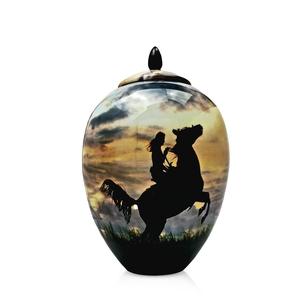 Handmade Floral Carved <b>Urn</b> for Human Ashes <b>Large</b> Personalized Cremation Handcrafted - Product Image 6