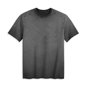 Alta calidad 100% algodón gota hombro Oversize hombres Camisetas manga corta logotipo personalizado cuello redondo Camiseta rápida - Product Image 5