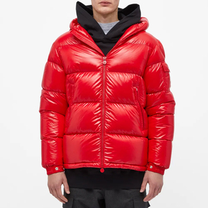 Veste matelassée à capuche la plus populaire au design personnalisé pour hommes coupe souple et mode ODM personnalisé - Product Image 2