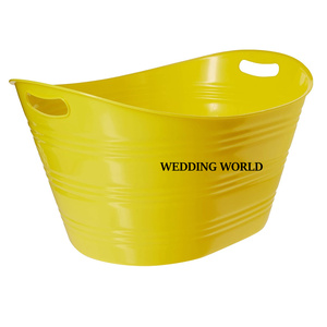 Galvanized Round Planter High Quality Handmade Planter Pot Classic Stylish Luxury Designer New Metal Planter - Product Image 5