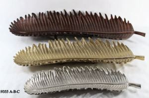 Meilleure qualité en aluminium feuille Design plateau Unique moderne maison et hôtel utilisation Top vente métal artisanat - Product Image 3