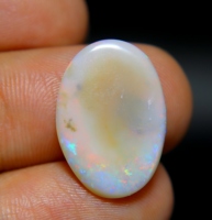 7.00 carats naturel australien multi feu solide opale Cabochon pierre précieuse en vrac pour la fabrication de bijoux