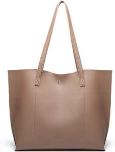 Grand sac fourre-tout en similicuir de haute qualité pour femmes avec accent amusant et compartiments pratiques pour femmes - Product Image 2