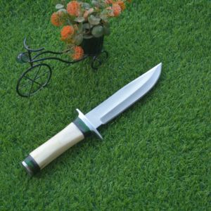 มีดล่าสัตว์ดาบัสกัสทำมือเกรดอุตสาหกรรม Galway Grove ด้ามไม้ ปลายใบมีดแบบคลิปพอยท์ ใบมีดคงที่ ขนาด 13 นิ้ว สำหรับกิจกรรมเอาตัวรอดกลางแจ้ง - Product Image 1