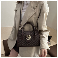 Nouveau Sac à Bandoulière Élégant et Polyvalent de Luxe Léger, Sac à Main Tendance à Fermeture Éclair Forme Carrée