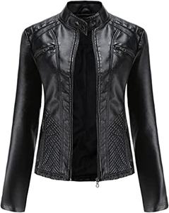 Veste en peau de mouton véritable pour homme et femme, bouton unique, manches longues, respirante, veste courte de motard, doublure en polaire, vêtements d'extérieur - Product Image 2