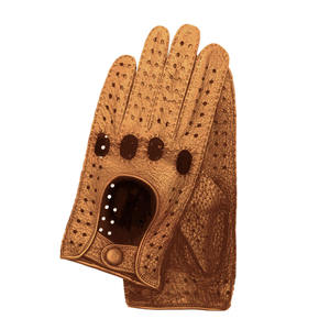 Vente en gros Dernière conception de gants de conduite en cuir d'agneau Gants de sécurité automobile non doublés haute performance durables et à la mode - Product Image 1