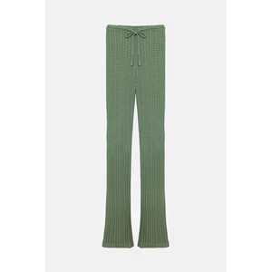 Pantalones de malla con cintura fruncida - Product Image 2