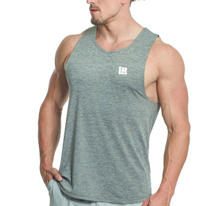 Vente en gros Débardeur de gym léger pour hommes, vêtements de musculation avec impression de logo personnalisé - Product Image 1