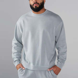 Fabricantes profesionales de sudaderas personalizables de peso pesado para hombres de gran tamaño cuello redondo ropa de calle para invierno envío DDP - Product Image 2